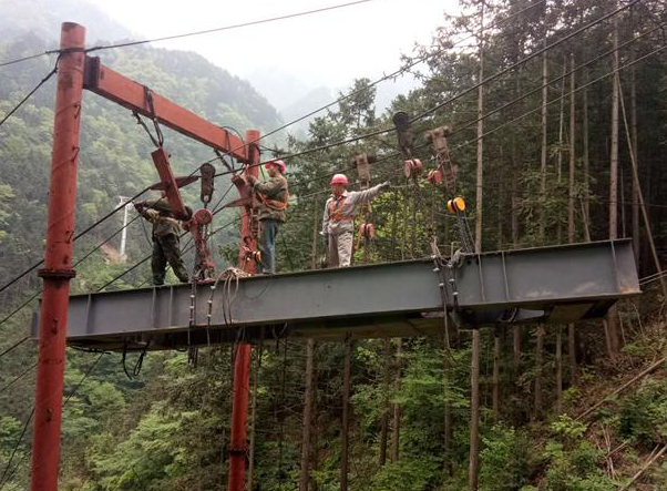 贵阳智慧电力设施运输索道 助力亚运配套电网建设